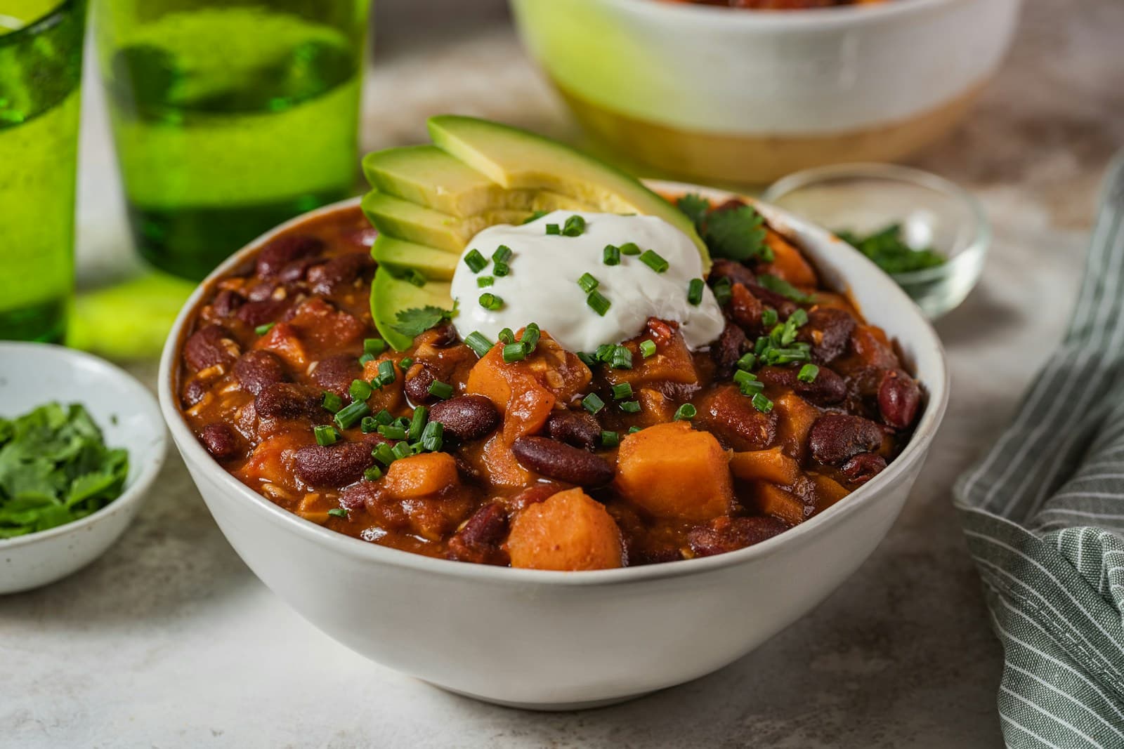Chili aux légumineuses