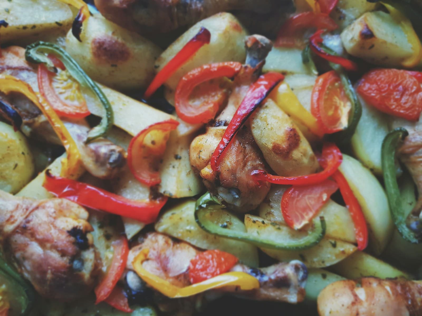 Poulet et légumes au four (semaine économique)